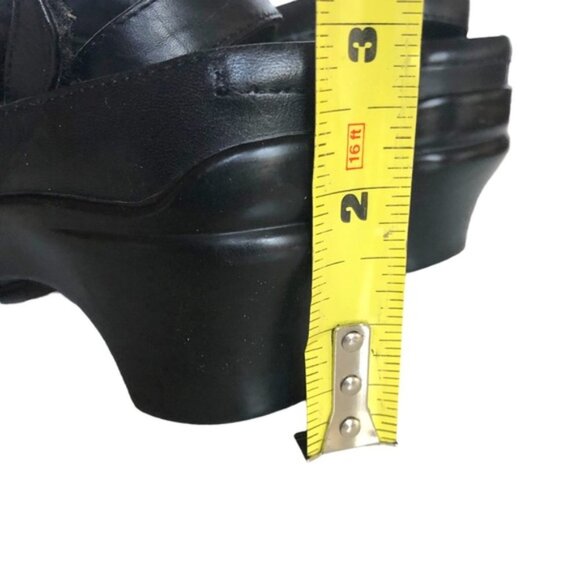 Aravon Kira Sandal Size 7 Black Leather - Picture 10 of 12